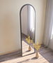 Hanah Home Espejo Ecológico Flotal-E Negro 160x50 cm MDF